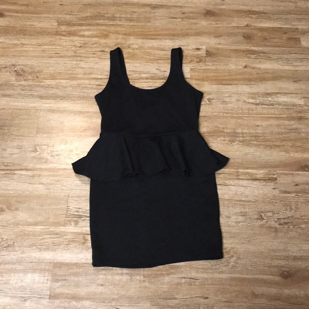 5/$20 Dresses: Little Black Peplum Dress